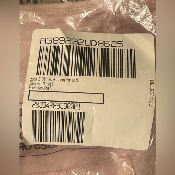 ZUDA Z-STRETCH WOMEN'S SKINNY MOMENTUM ANKLE LENGTH LEGGINGS ROSE SMALL - Picture 9 of 9